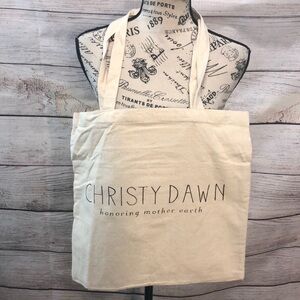 Christy Dawn Canvas Tote Bag NWT “Honoring Mother Earth”